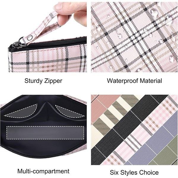 Women Pu Leather Cosmetic Bag show